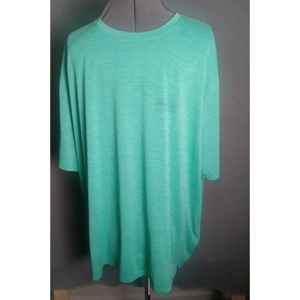 Patagonia Mens - Strataspire Responsibili-Tee T-shirt - Thin Ice GREEN SIZE XXL - Picture 15 of 15